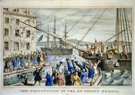 Boston Tea Party; en akt av kolonialt motstånd och ett slag för amerikansk självständighet