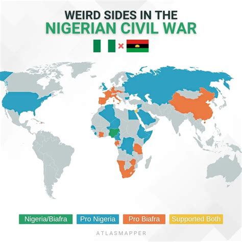 Den nigerianska borgerkriget; en konflikt som förvandlade ett land till en skål med kaos och desperat kamp för existens.